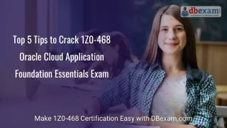 top 5 tips to crack 1z0 468 oracle cloud