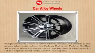 car alloy wheels