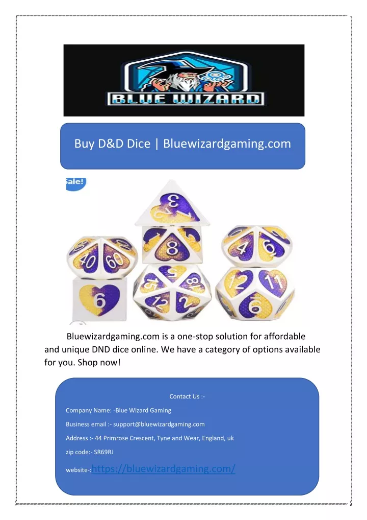 buy d d dice bluewizardgaming com