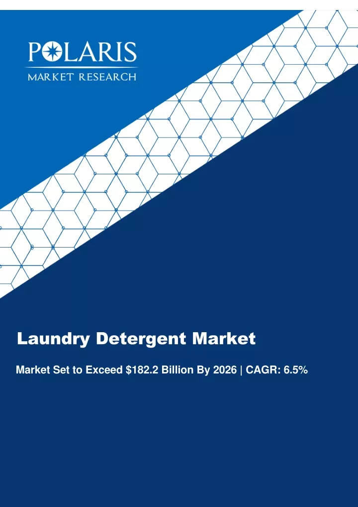 laundry detergent market