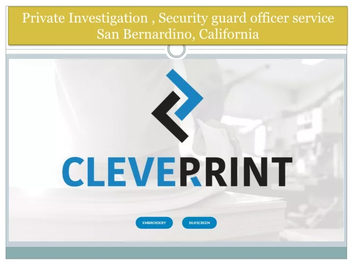 private investigation security guard officer