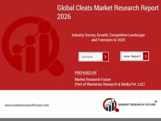 global cleats market research report 2026