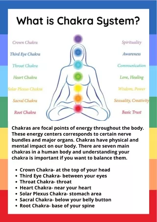 What is Chakra System?