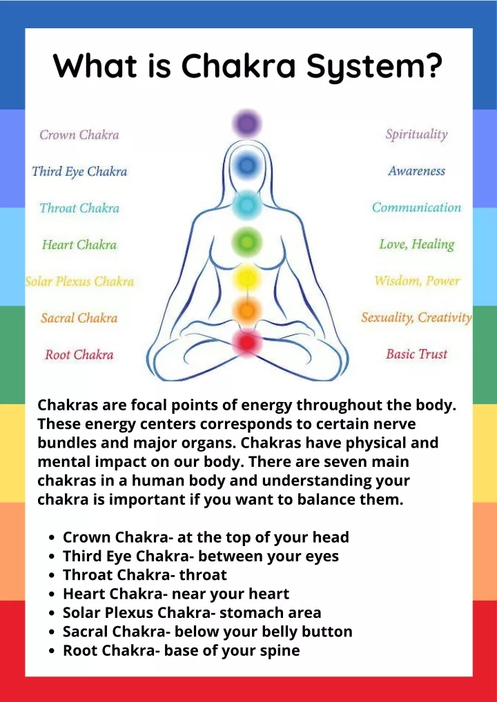 chakras are focal points of energy throughout