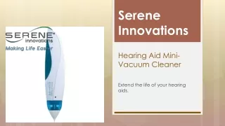 Hearing Aid Mini-Vacuum Cleaner