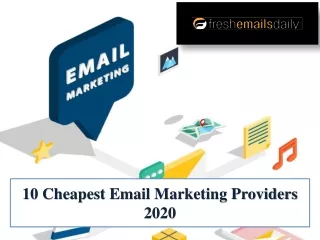 10 Cheapest Email Marketing Providers 2020