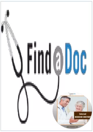 Find out Internal Medicine Doctors Easily with FindADoc