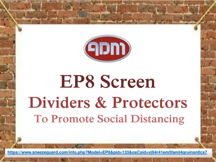 ep8 screen dividers protectors to promote social