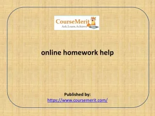 online homework help