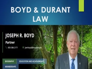 boyd durant law