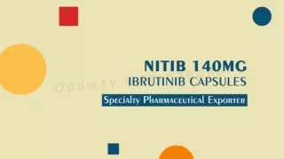 NITIB 140MG Ibrutinib Capsule Price in India