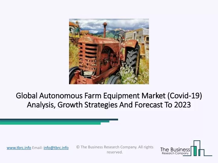 global autonomous farm equipment market global