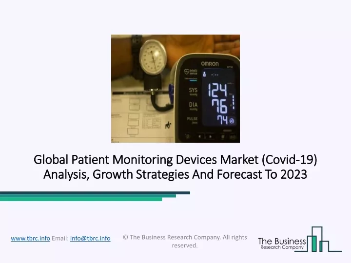 global global patient monitoring devices market