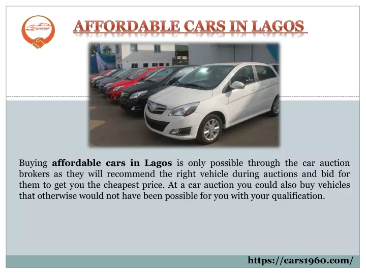 affordable cars in lagos