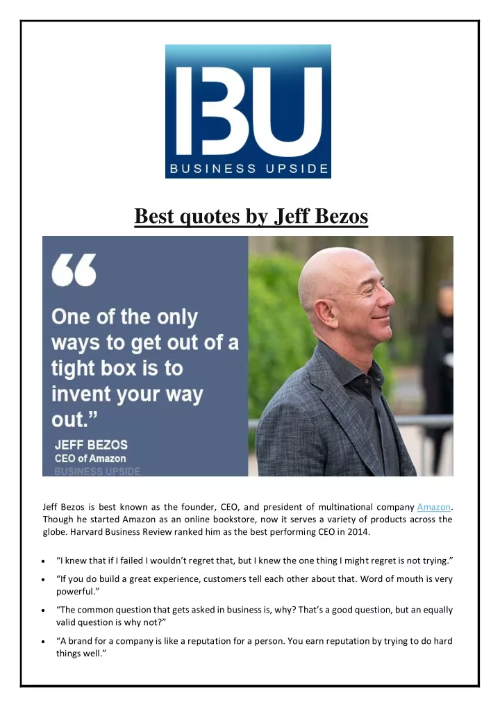 best quotes by jeff bezos