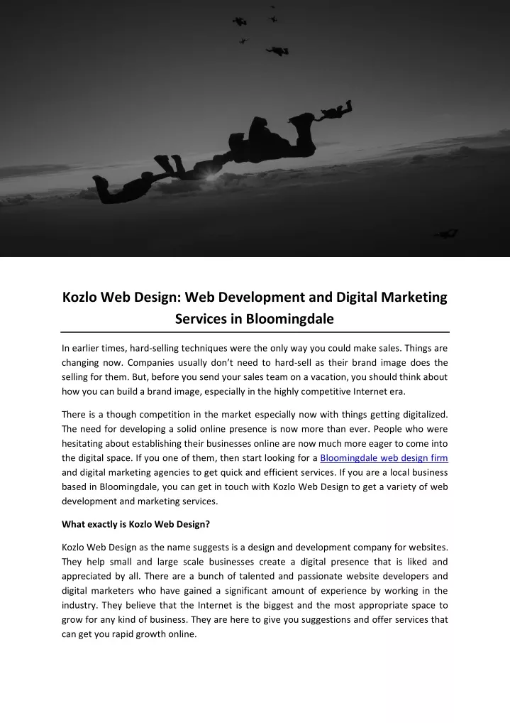 kozlo web design web development and digital