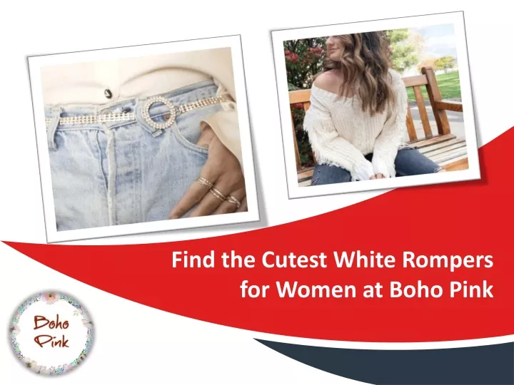 find the cutest white rompers for women at boho