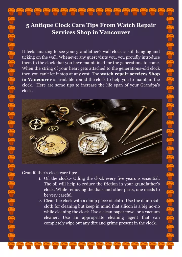 5 antique clock care tips from watch repair