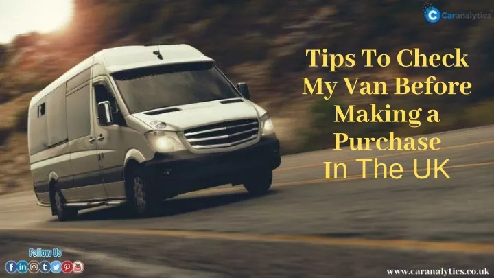 tips to check my van before making a purchase