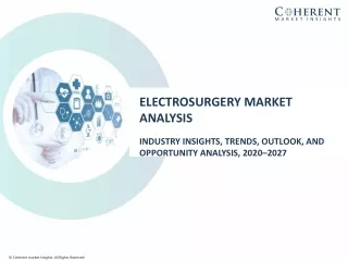 Electrosurgery Market Size, Trends, Shares, Insights and Forecast – 2018-2026.