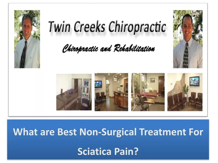 what are best non surgical treatment for sciatica