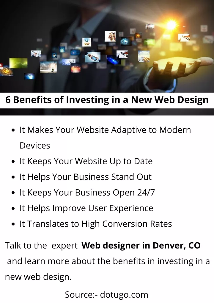 6 benefits of investing in a new web design