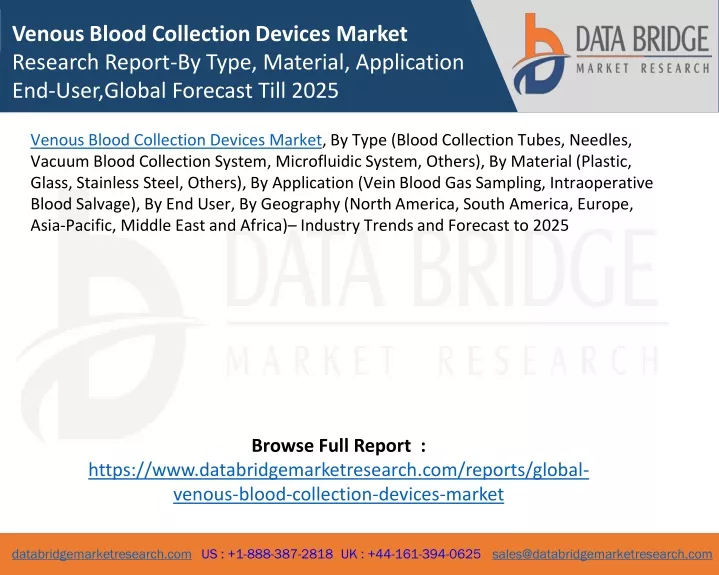 venous blood collection devices market research