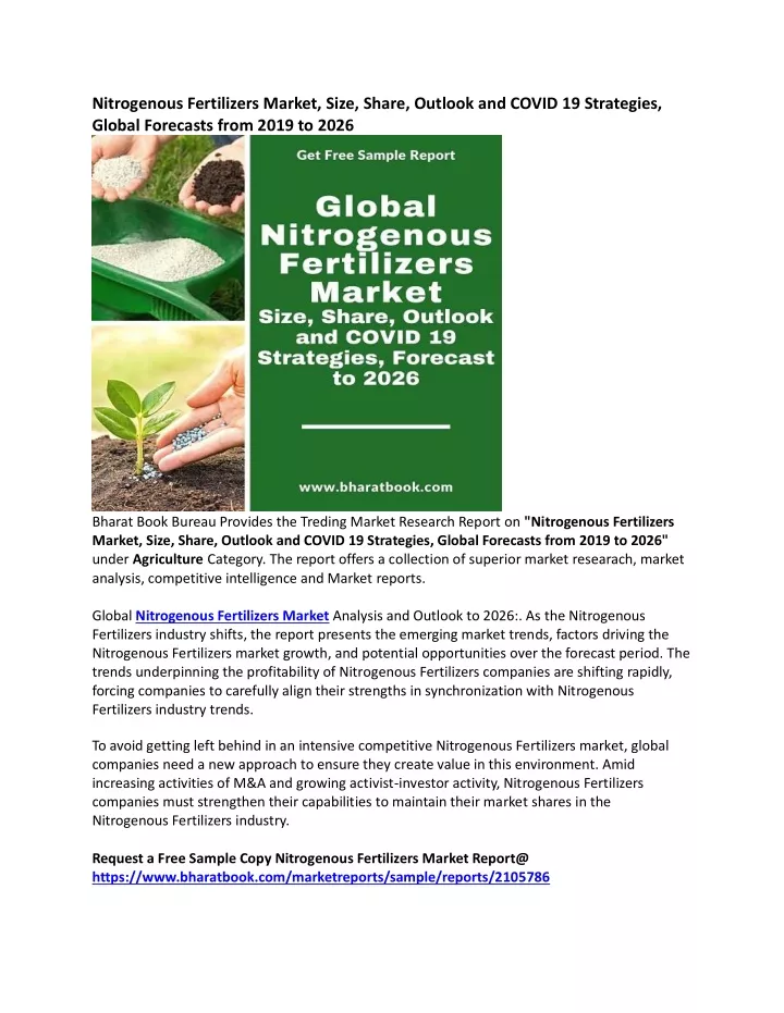 nitrogenous fertilizers market size share outlook