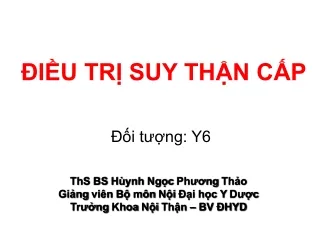 i u tr suy th n c p