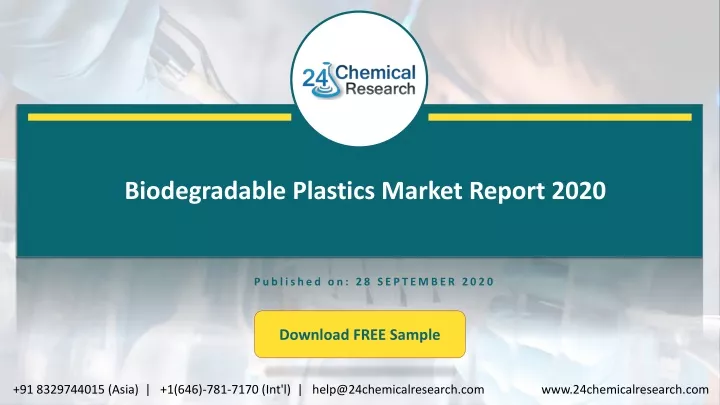 biodegradable plastics market report 2020