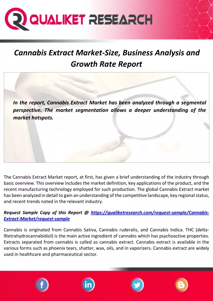 cannabis extract market size business analysis