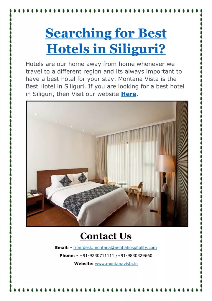 searching for best hotels in siliguri