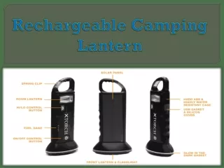 Rechargeable Camping Lantern