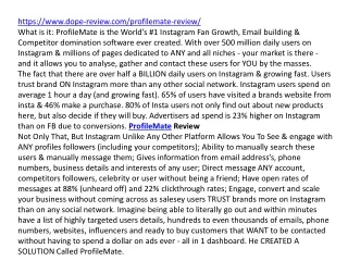 https www dope review com profilemate review what