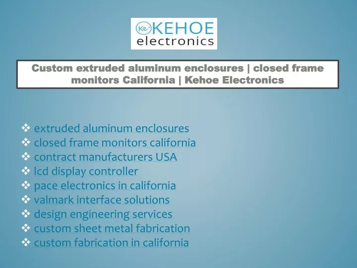 custom extruded aluminum enclosures closed frame