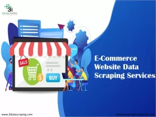 E-Commerce Website Data Scraping Services