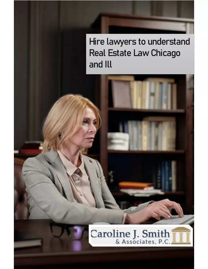 hire lawyers to understand real estate