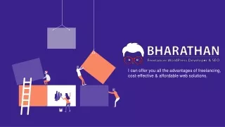 Bharathan - Freelancer Wordpress Developer and Web Designer