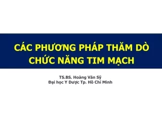 14. Thăm dò chức năng tim mạch 2019