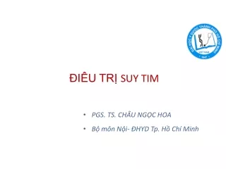 15. Điều trị Suy tim 2019