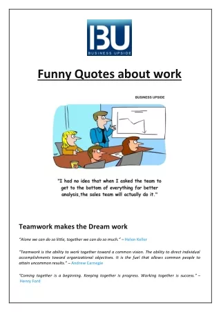 funny quotes about work