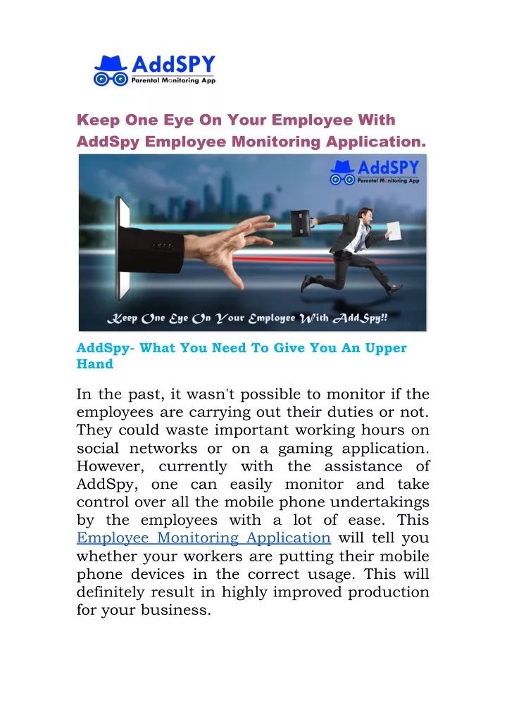 keep one eye on your employee with addspy