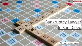 Bankruptcy Lawyer In San Diego