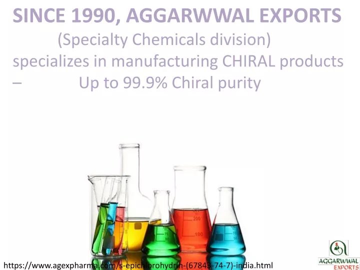 since 1990 aggarwwal exports specialty chemicals