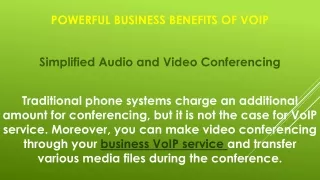 powerful business benefits of voip