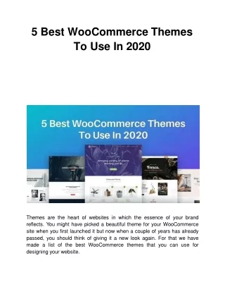 5 best woocommerce themes to use in 2020