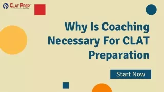 Why Is Coaching Necessary For CLAT Preparation