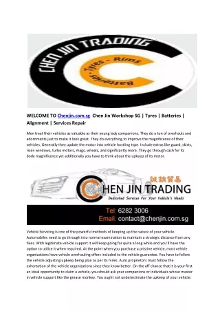 welcome to chenjin com sg chen jin workshop