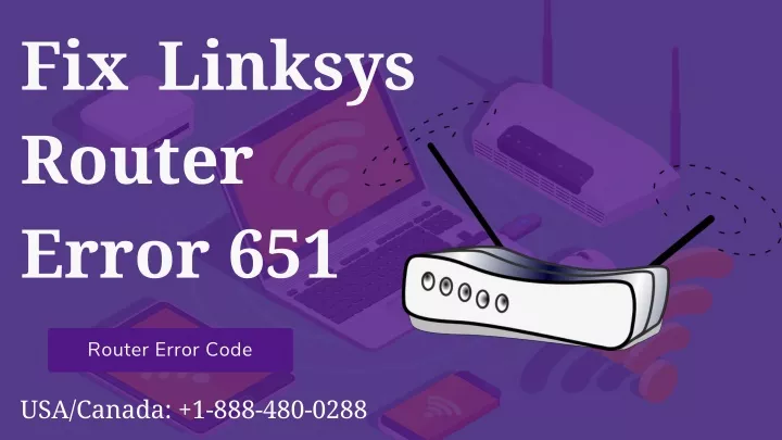 fix linksys router error 651
