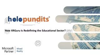How XRGuru Is Redefining the Educational Sector?